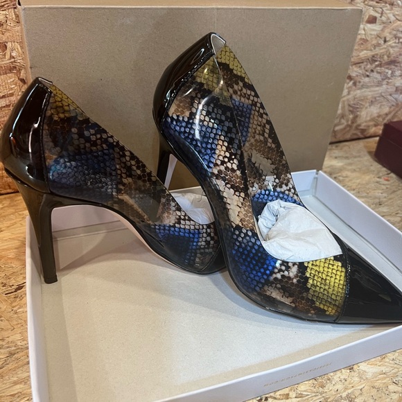 Jessica Simpson Multicolor Snakeskin Heels - Picture 2 of 3